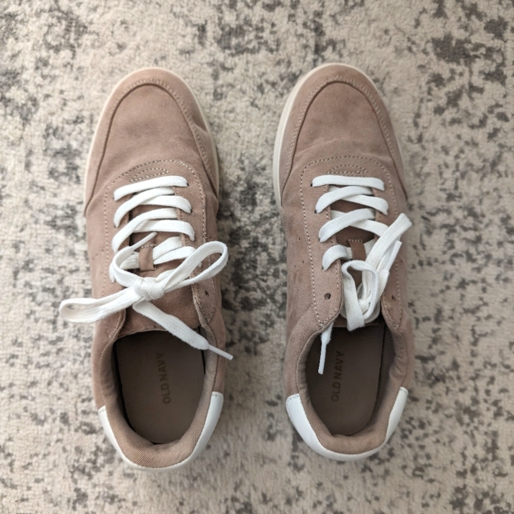 Old Navy Tan Sneakers Women's 10
